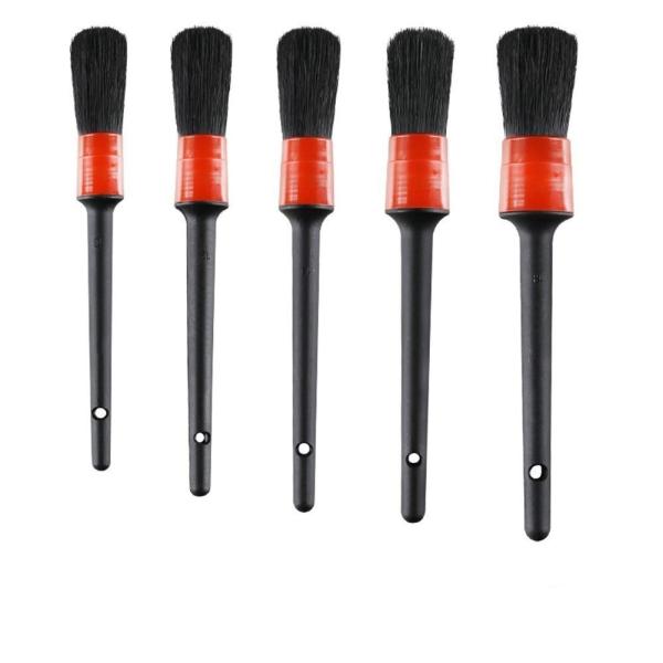 Buy 5pcs Car Cleaning Brush Kit Automative Detailing Brush 8.07" at wholesale prices