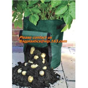 China potato planter with 7/10 gallon potato planter,potato grow pots with handles flap for easy havesting, and drainage holes on sale