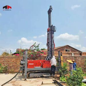 400m Depth Yuchai Engine Crawler Water Well Drilling Rig CWD400