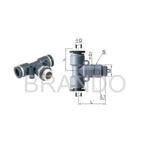Quick Disconnect Pneumatic Hose Fittings Industrial For Automatic Devices