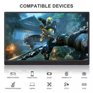 Touchscreen External 15.6inch Portable Monitor HDMI LCD For PS5 ODM