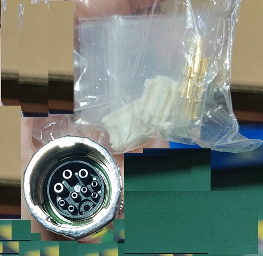 Servo Motor Cable Connector Male Female Type 8 Pins Contact 6FX2003-0LA54 0LU54