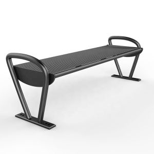 China Backless EN840 1520mm Stainless Steel Garden Benches on sale