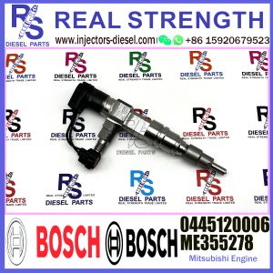 China Diesel Common Rail Fuel Injector ME355278 0445120006 For Mitsubishi Fuso 6M70 on sale