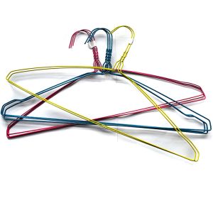 China Low Carbon Steel Heavy Duty 2.1mm Laundry Wire Hanger on sale
