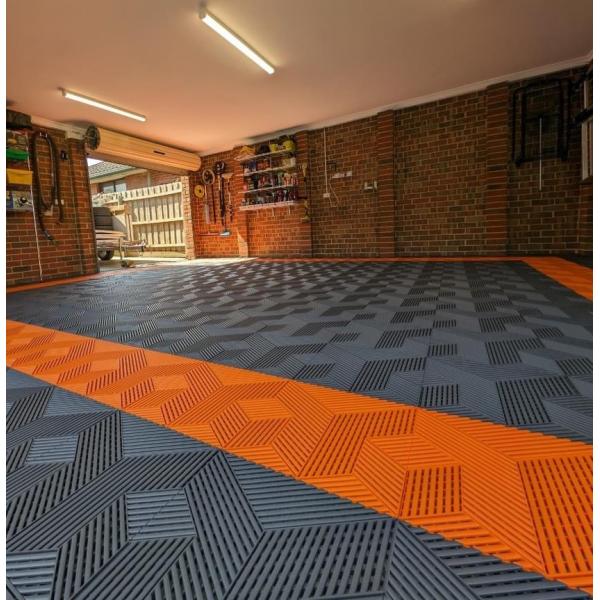 Buy Waterproof Smooth Interlocking Garage Floor Tiles 18mm Garagetrac Tiles at wholesale prices