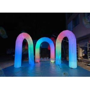 China Arched illuminated inflatable tent, lighting up your outdoor life with a single touch on sale