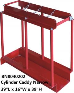 Quality Red In Line Gas Cylinders Caddy Full Steel Structure 39 *16 *39 Inch for sale
