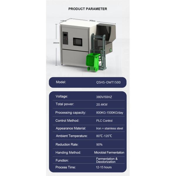 Kitchen Grinder Food Waste Recycling Machine Food Composting Machine Kitchen Waste Disposal