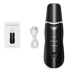 Ultrasonic Skin Scrubber Deep Cleaning Face Scrubber Vibrating Facial Cleansing