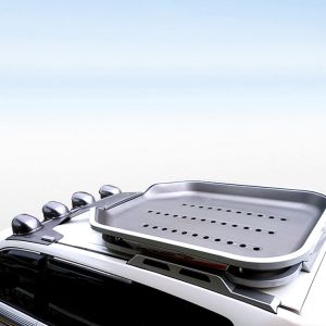 Heavy Duty Luggage Roof Rack With Spotlight For Prado