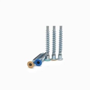 Countersunk Hexagonal Socket Roller Screw Furniture Self-Tapping Screw Straight