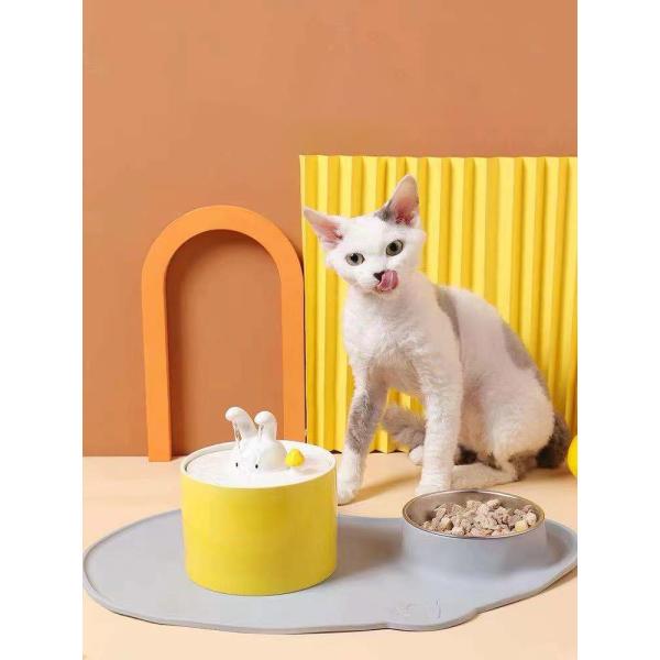 Dog Water Bowl Drinking Dispenser Rounded Automatic Pet Fountain Cats and Dogs All Sizes