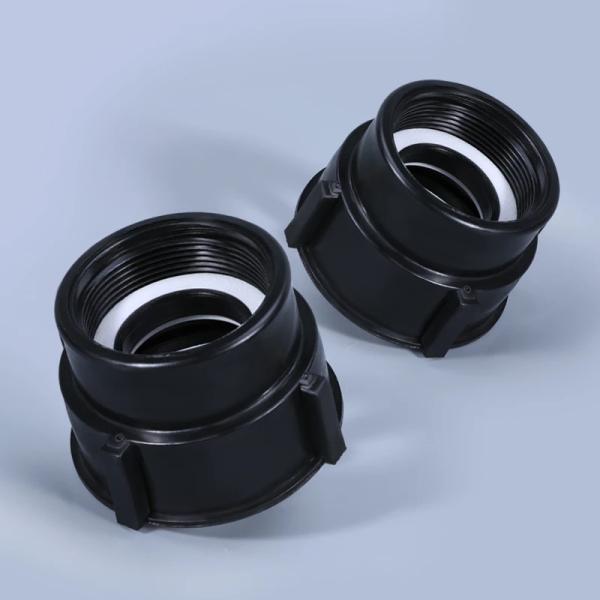 DN50 Adapter 75MM Coarse Thread To 2INCH Silver Grey IBC Tank Fitting Garden Connector