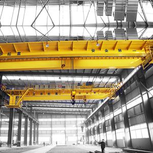 QD Hook Double Girder Overhead Crane 20T Electric Travelling Trolley