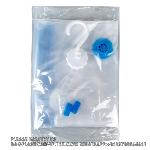 Good Quality Hanging Vacuum Storage Bag 75% Space Saver Vacuum Compression Clothing Finishing Bag