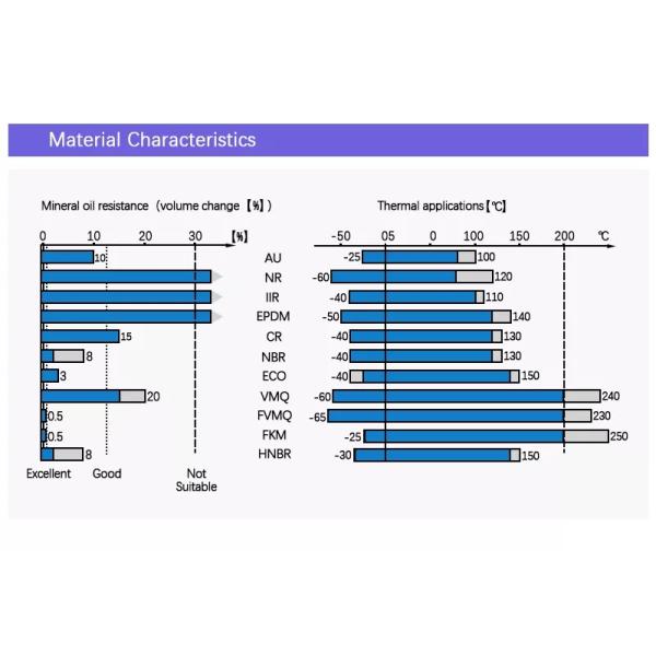 Rubber Sealing Gasket Washers Molded from Nitrile Rubber NBR for Auto Repair