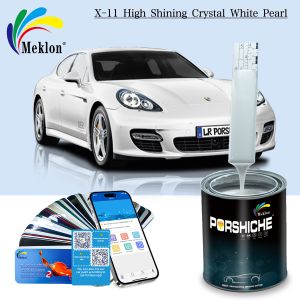 China Harmless Stable Pearlescent Auto Paint , UV Protection Crystal White Pearl Paint on sale