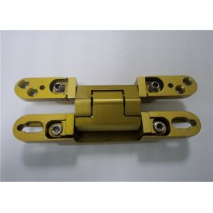 Chrome Painted / Gold Painted 3D Adjustable Concealed Hinge 135x18x21 mm