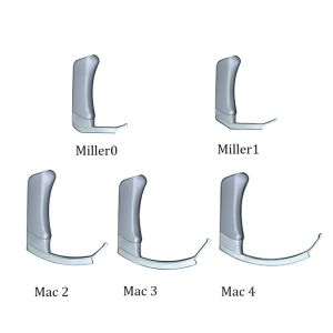 Quality Removable Intubation Laryngeal Mirror Laryngoscope Set Portable Display for sale