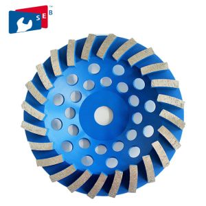 Quality Turbo Diamond Cup Grinding Wheel For Ceramic Tile 3&quot; 4&quot; 5&quot; 6&quot; 7&quot; Long Lifespan for sale
