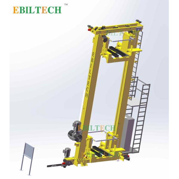 Labor Saving ASRS Systems Stacker Crane Powder Coated Finish For Warehouse