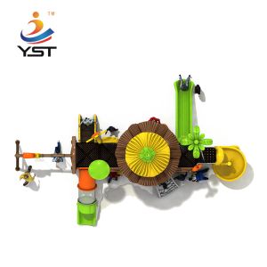 LLDPE Plastic Backyard Swing Sets Galvanized Tube Outdoor Swing Sets