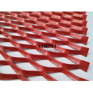 Customized Powder Coating Aluminum Expanded Metal Mesh Ceiling Wall Facaded
