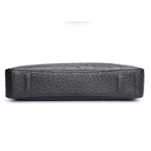Ostrich Leather Laptop Bag