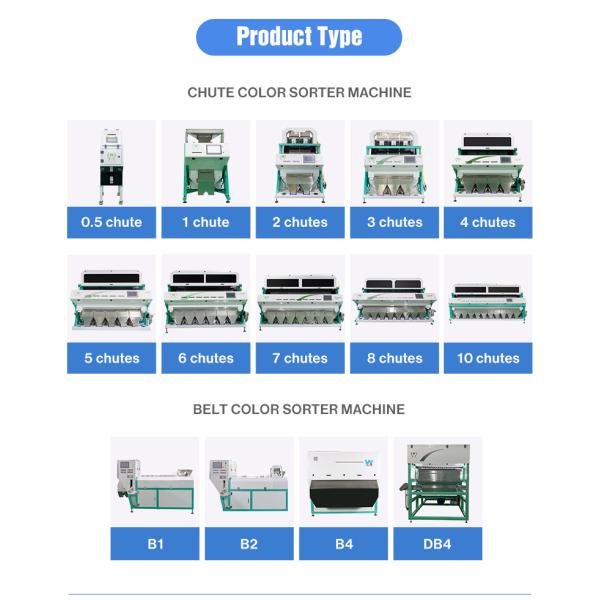 High-accuracy Wenyao Grain Color Sorter with Shape Separator for Rice and Seeds