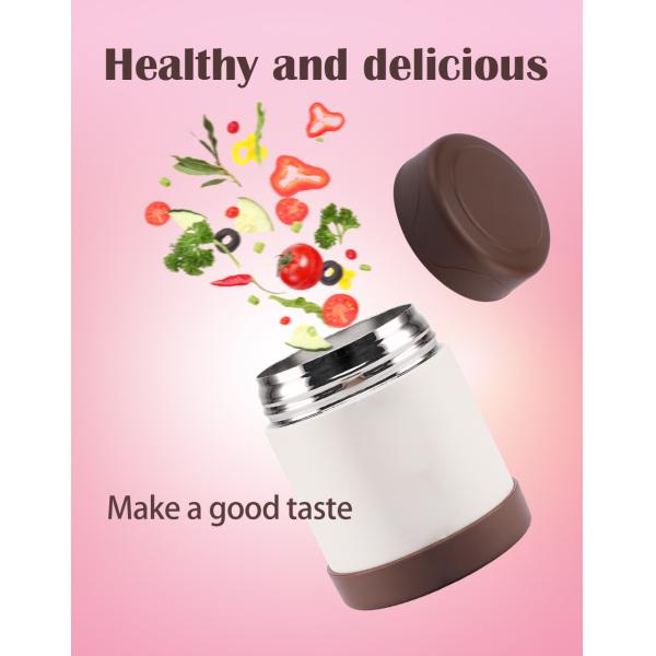 Large Wide Mouth Thermos Food Jar Thermos Vacuum Insulated Durable 12 Ounce Food Jar