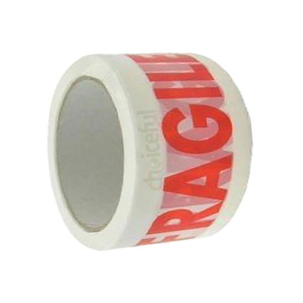 White Printed Packaging Tape / Adhesive White Caution Tape / Customized Tape
