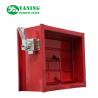 Mechanical Switch Red Aluminum Return Air Grille With Adjustable Opposed Blade Damper for sale
