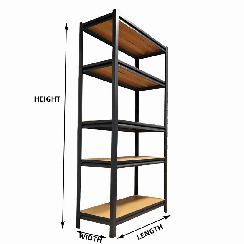 Metallic Angle Steel Rack Shelves For Living Room Display Racks
