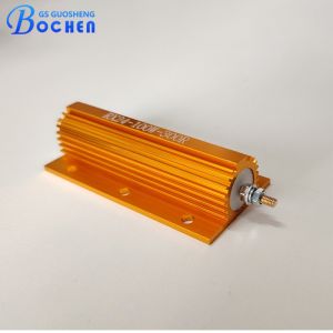 BOCHEN RX24 25W 50W 100W Golden Aluminum Housed Wirewound Resistors Transducer