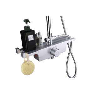 38 Degree Electronic Thermostatic Mixing Valve , Solar Shower Tempering Valve