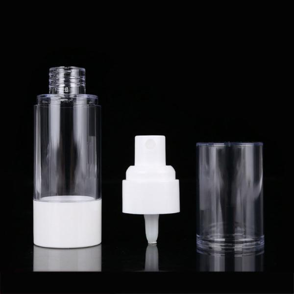 Buy Skincare Clear Airless Cosmetic Bottles With Lotion Pump at wholesale prices
