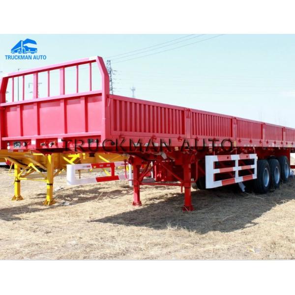 Height Adjustable Fence Semi Trailer For Transport Bulk Cargo Food Animals
