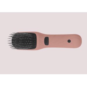China Prevent Hair Loss Pink 20CM 110g Ionic Hair Brush on sale