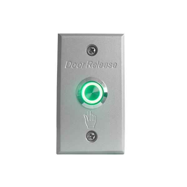 Flush Mount Momentary Switch Door Exit Push Button For Access Control OEM Sign with LED Light