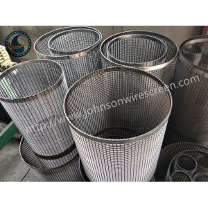 High Capacity Filter Wedge Wire Mesh With Flange And Weld Rings