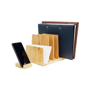 hot selling bamboo book holder brochure holder using office home with factory