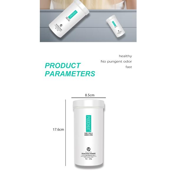 Hair bleaching results