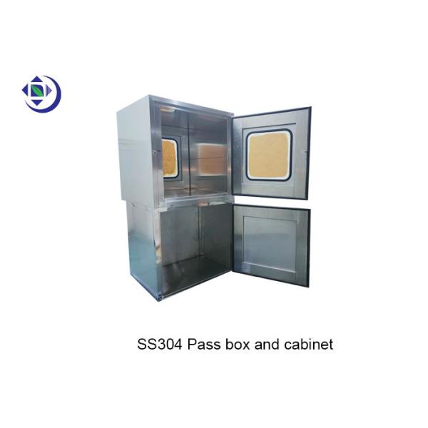 Buy SS304 Air Shower Pass Box For Cleanroom With Mechanical Interlock at wholesale prices