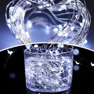 Quality 200 LED Decor Mini String Mason Jar Lights Battery Operated For DIY Wedding for sale