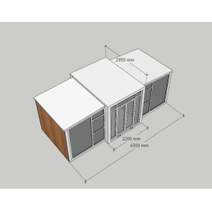 10 Foot Transportable Expandable Prefab Homes Container House Oem