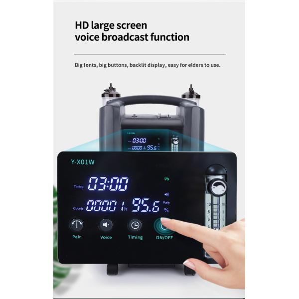 Oxygen Machine For Home,Electric Atomization Portable Oxygen Concentrator 10 Liter For The Elderly And Children