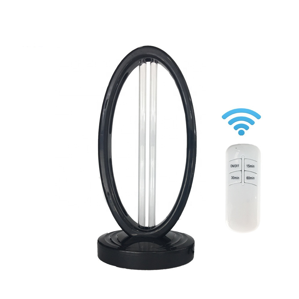 RoHS Portable UVC UV Germicidal Lamp Manual Button Mode For Home