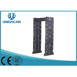 Quality Multi Zone Portable Walk Through Metal Detector Body Scanner With LCD Screen for sale