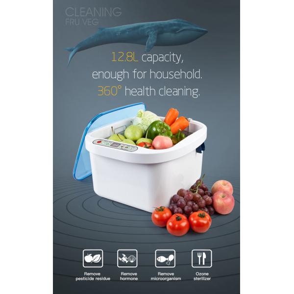 Portable Ozone Fruit And Vegetable Washer Anti Bacteria Transparent Lid